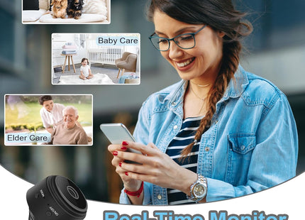 Mini Cámara Espía WiFi HD Ultra Compacta - Vigilancia Discreta