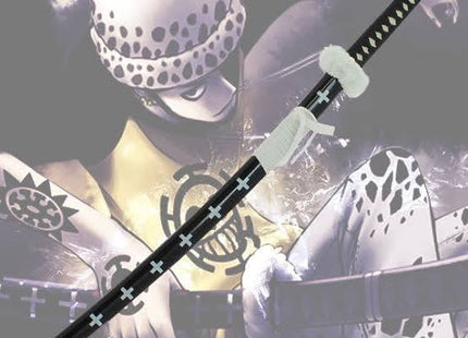 Katana Kikoku de Trafalgar Law Hoja Acero + Vaina - One Piece 100cm