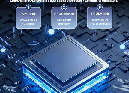 Consola de Juegos Portátil M19 - 40,000+ Juegos 25 Emuladores 3.5"