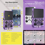 Consola Retro R36S Azul 20000+ Juegos Portátil