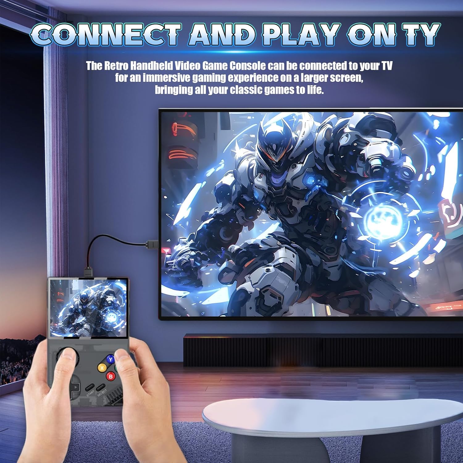 Consola de Juegos Portátil M19 - 40,000+ Juegos 25 Emuladores 3.5"
