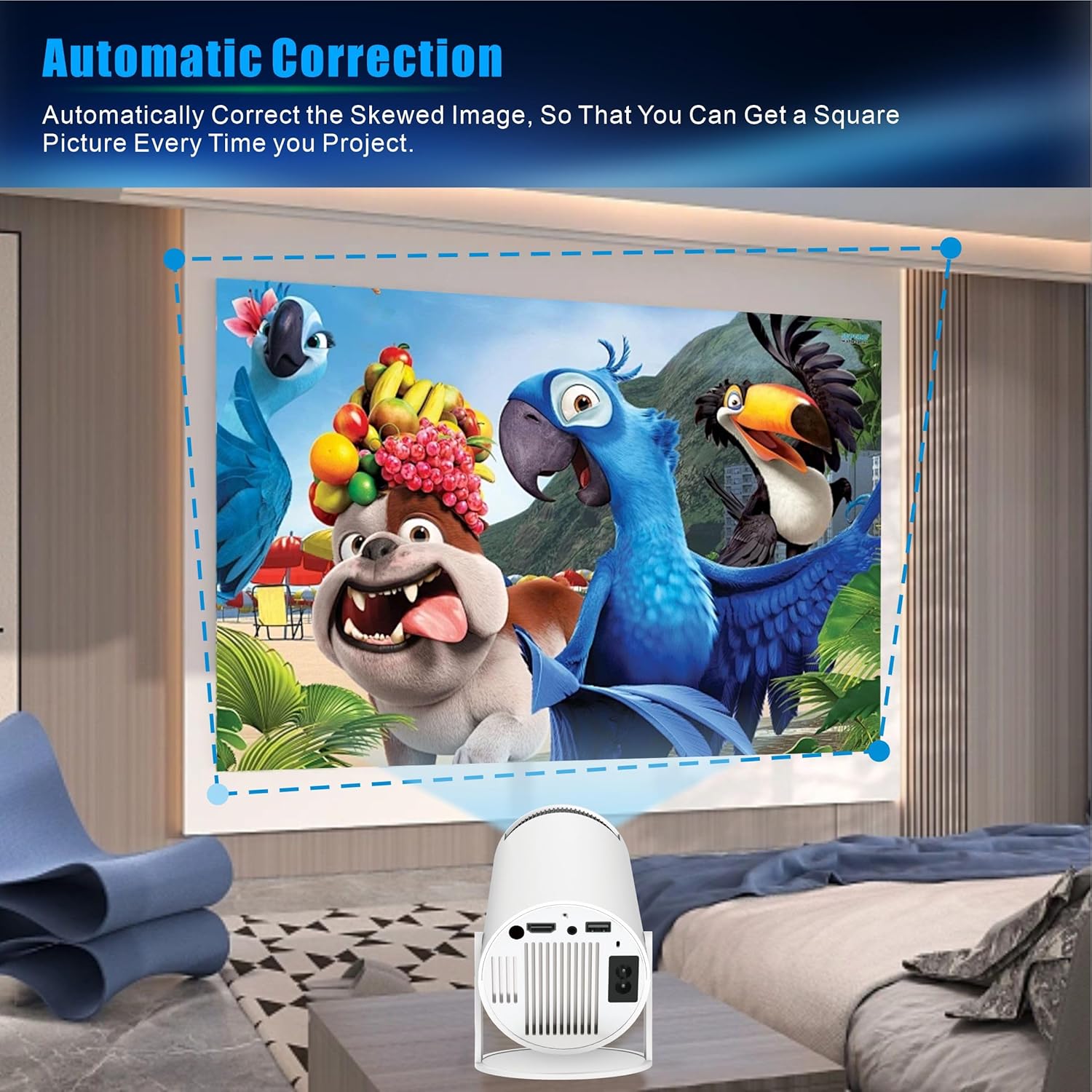 Proyector 4K Portátil Android HY300