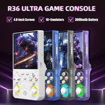Consola Retro R36S Ultra Blanco 20000+ Juegos Portátil 4.0"