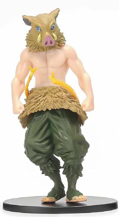 Figura Inosuke Hashibira Demon Slayer 15cm Aprox