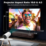 Proyector 4K Portátil Android HY300