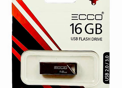 Memoria USB ECCO 16GB - Flash Drive USB 2.0/3.0 Alta Velocidad
