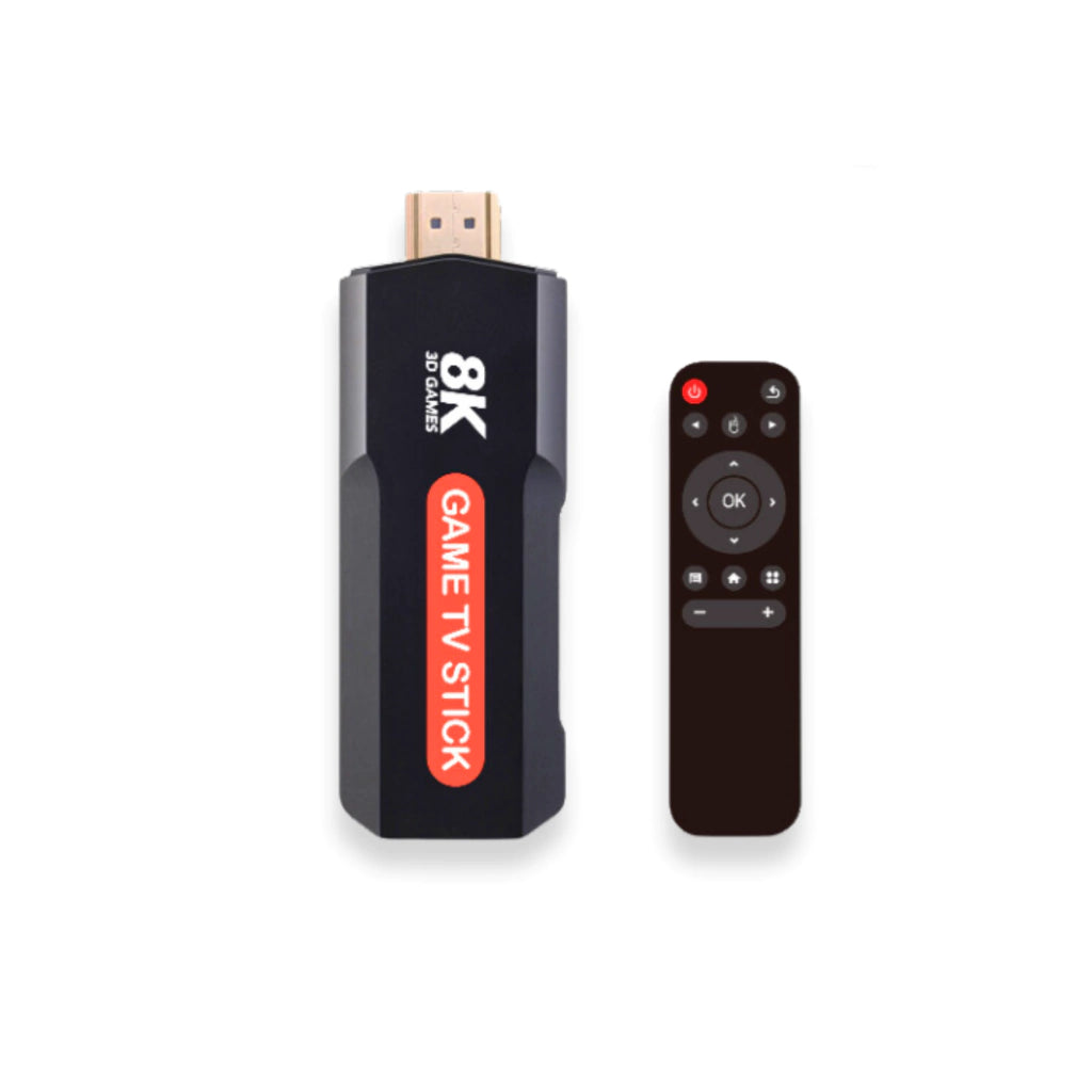 Game Stick Q9 Max 8K con 2 Controles + TV Box