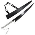 Katana Zangetsu Shikai de Ichigo Hoja Acero + Vaina + Correa - Bleach 107cm