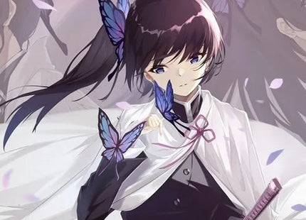 Katana Nichirin de Kanao Tsuyuri Hoja Acero + Vaina - Demon Slayer 103cm