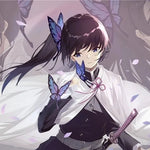 Katana Nichirin de Kanao Tsuyuri Hoja Acero + Vaina - Demon Slayer 103cm