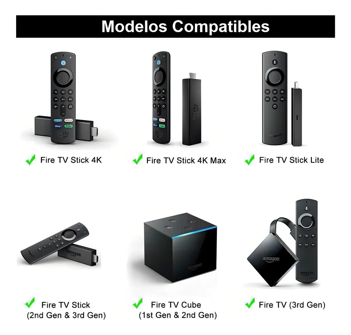 Control Remoto Fire TV con Alexa Voice Remote Alterno