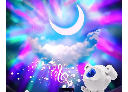 Proyector Astronauta con Control Remoto y Conexión Bluetooth