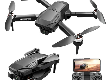 Drone F198 plegable con motor brushless y doble cámara 8K