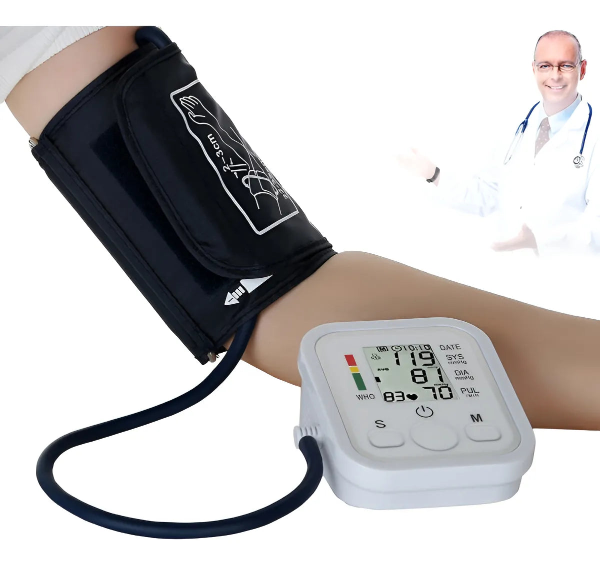 Tensiómetro Digital de Brazo Arm Style - Monitor de Presión Arterial