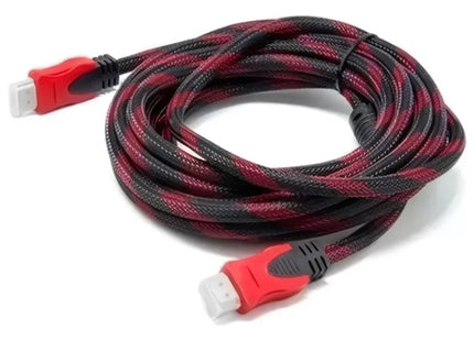 Cable HDMI 5m - Alta Velocidad Trenzado con Conectores Dorados