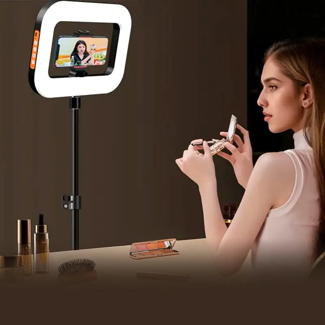 Aro de Luz LED para Celular - Temperatura Ajustable