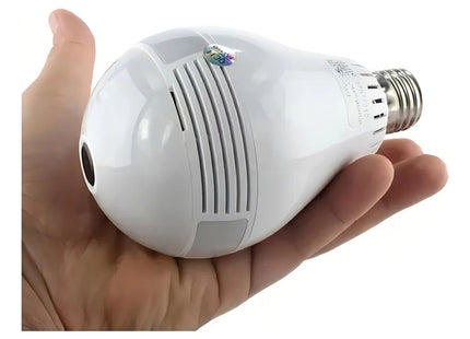 Cámar foco 360° Tipo Bombilla LED - Vigilancia Panorámica WiFi E27