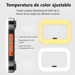 Aro de Luz LED para Celular - Temperatura Ajustable
