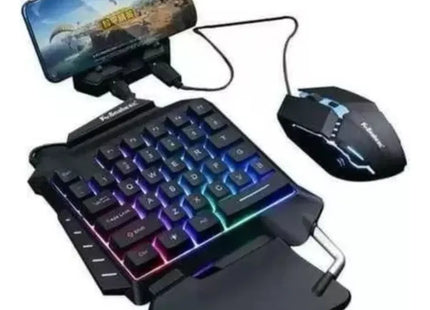 Combo Gaming JX-N2000 - Teclado, Mouse y Convertidor
