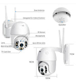 Cámara de Seguridad Exterior WiFi HD - Resistente al Agua con Visión Nocturna IP66