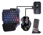 Combo Gaming JX-N2000 - Teclado, Mouse y Convertidor