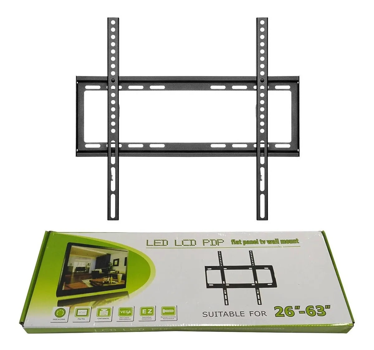 Soporte de Pared para TV LED LCD 26"-63" - Montaje Fijo Universal VESA
