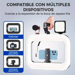 Aro de Luz LED para Celular - Temperatura Ajustable