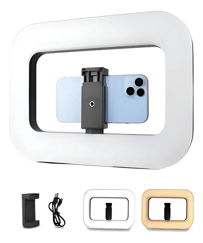 Aro de Luz LED para Celular - Temperatura Ajustable