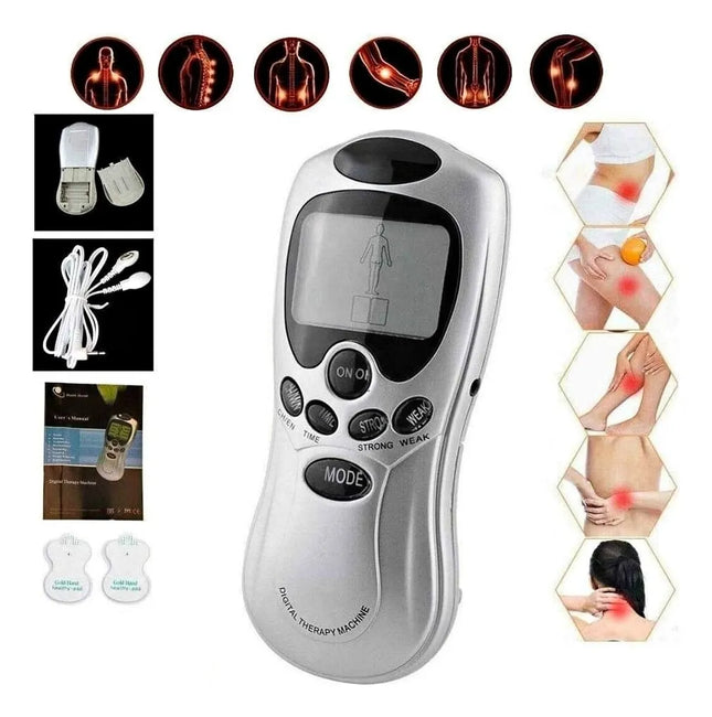 Masajeador de Electrodos Digital - Terapia de Pulsos Eléctricos