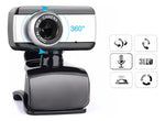 Webcam 480p con Clip Universal - Cámara Web con Micrófono Integrado