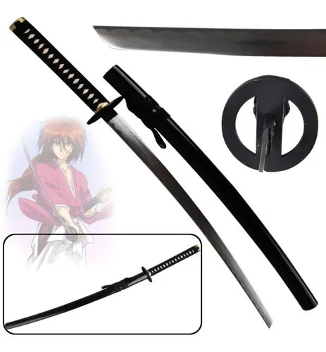 Katana Sakabatō de Kenshin Hoja Acero + Vaina - Rurouni Kenshin 100cm