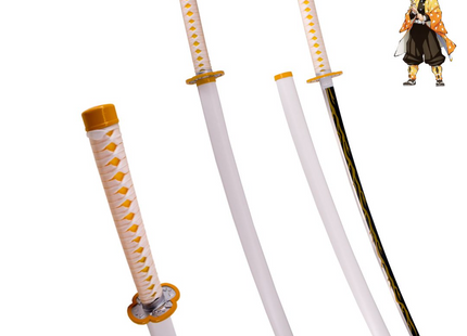 Espada Nichirin de Zenitsu Hoja Acero + Vaina - Demon Slayer 100cm