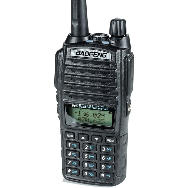 Baofeng UV-82 Radio Doble Banda Alto Rendimiento 8 Vatios VHF/UHF + Antena V-85