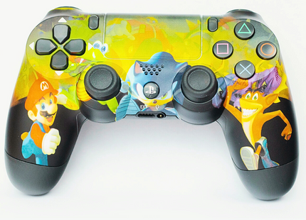 Mando PS4 Especial Gaming Sonic, Crash y Mario Bros