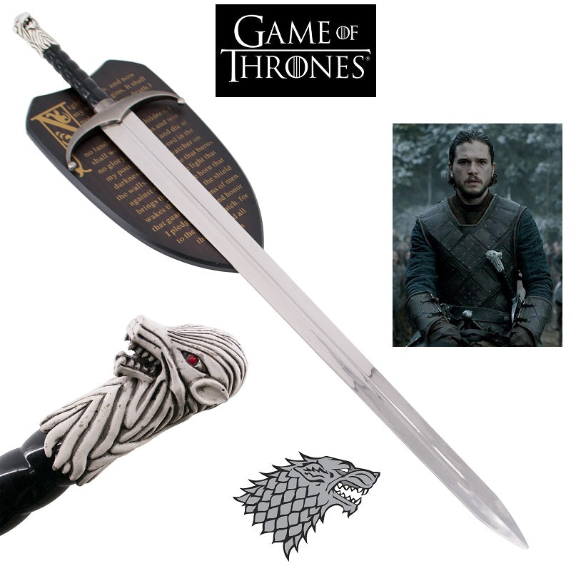 Espada Game of Thrones Night's Watch 107cm - Juramento Guardia Nocturna