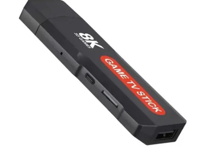 Game TV Stick 8K con 2 Controles - 50,000+ Juegos Retro PSP, PS1, N64