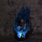 Figura Gogeta 28.5cm con Luz y 3 Cabezas