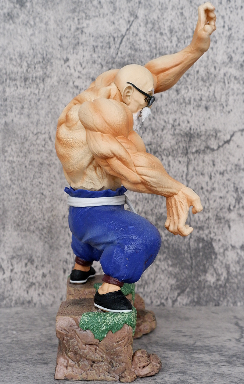 Figura Maestro Roshi 25.5cm con 2 Cabezas