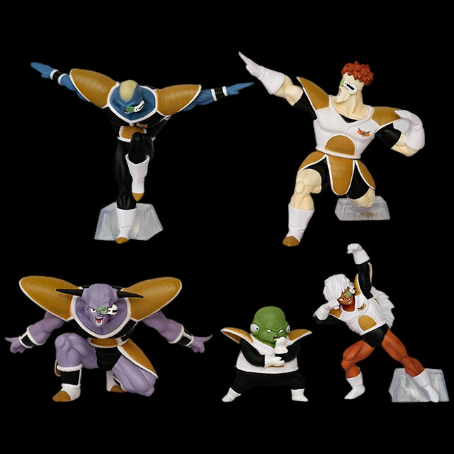 Set 5 Figuras Fuerza Ginyu Dragon Ball 6.5-15cm