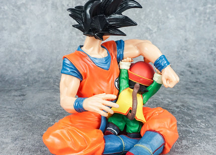 Figura de Colección Goku con Gohan en Nube Kinton - Dragon Ball Z 16cm Aprox