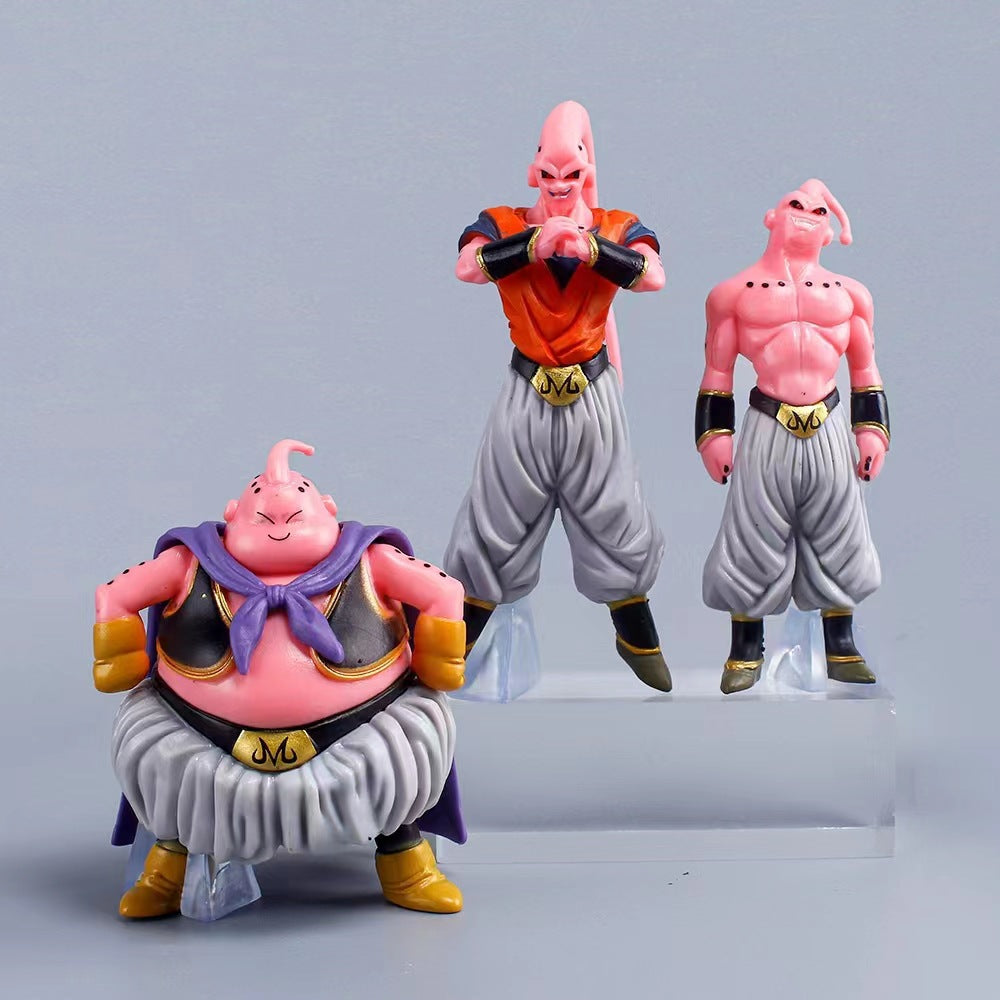 Set de 8 Figuras Majin Buu - Dragon Ball Z 10.5cm Aprox
