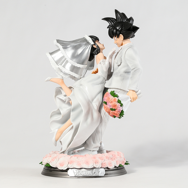 Figura Goku y Milk Boda 31cm