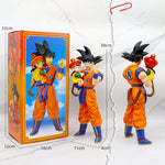 Figura de Colección Goku con Gohan Niño - Dragon Ball Z 30cm Aprox