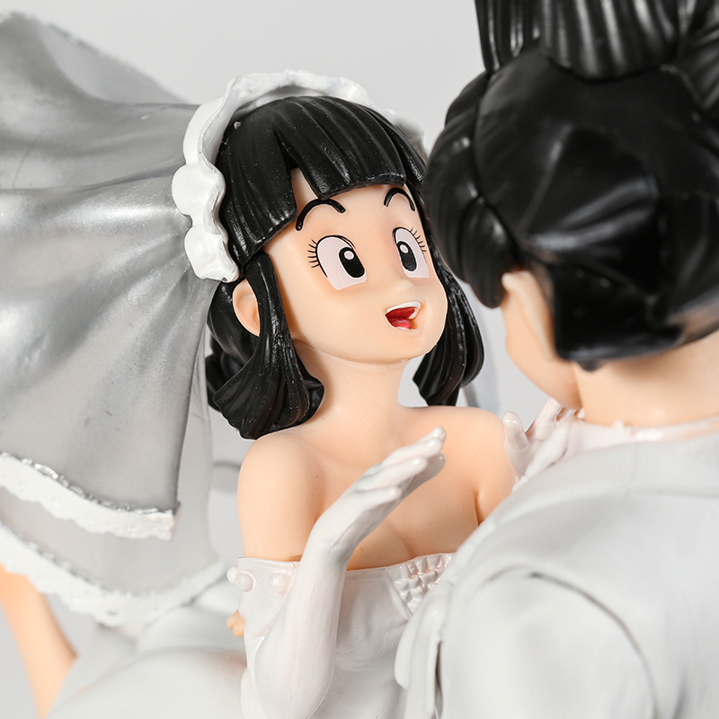 Figura Goku y Milk Boda 31cm
