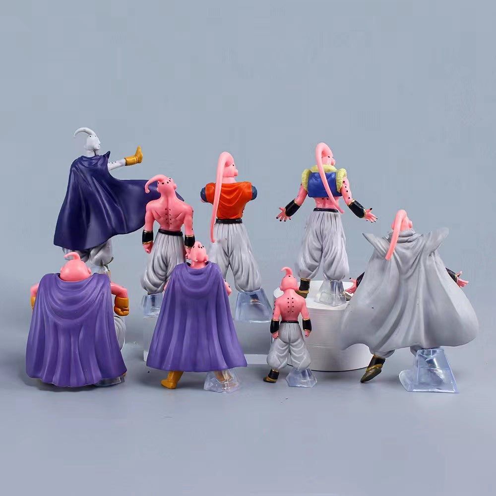 Set de 8 Figuras Majin Buu - Dragon Ball Z 10.5cm Aprox