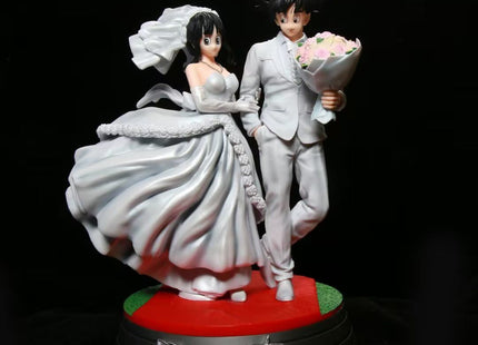 Figura Goku y Milk Boda 31cm