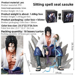 Figura Sasuke Sentado 18.5cm