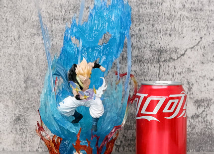Figura Gogeta 28.5cm con Luz y 3 Cabezas