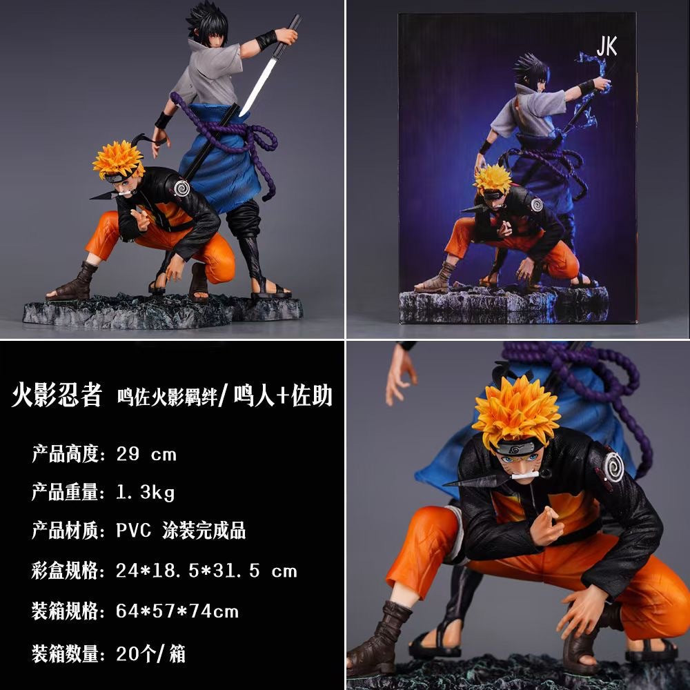 Figura Naruto y Sasuke 29cm