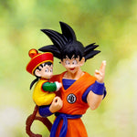 Figura de Colección Goku con Gohan Niño - Dragon Ball Z 30cm Aprox